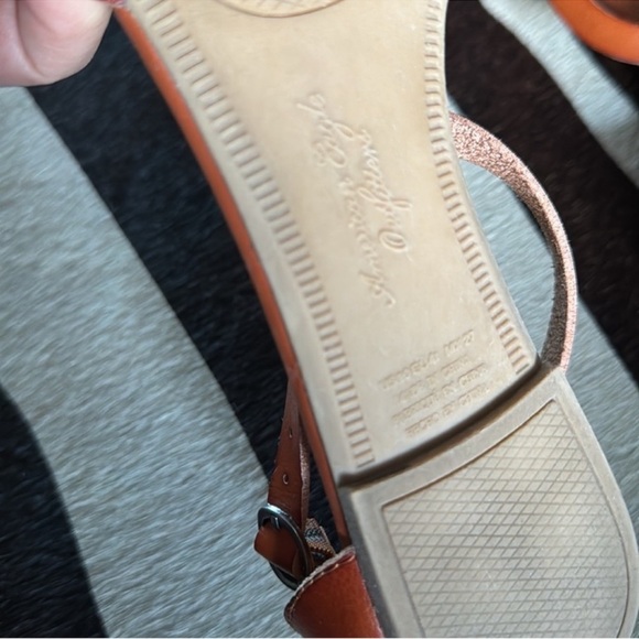 American Eagle Fisherman Flat Sandals/Shoes Sz 10 Brown - Picture 9 of 9